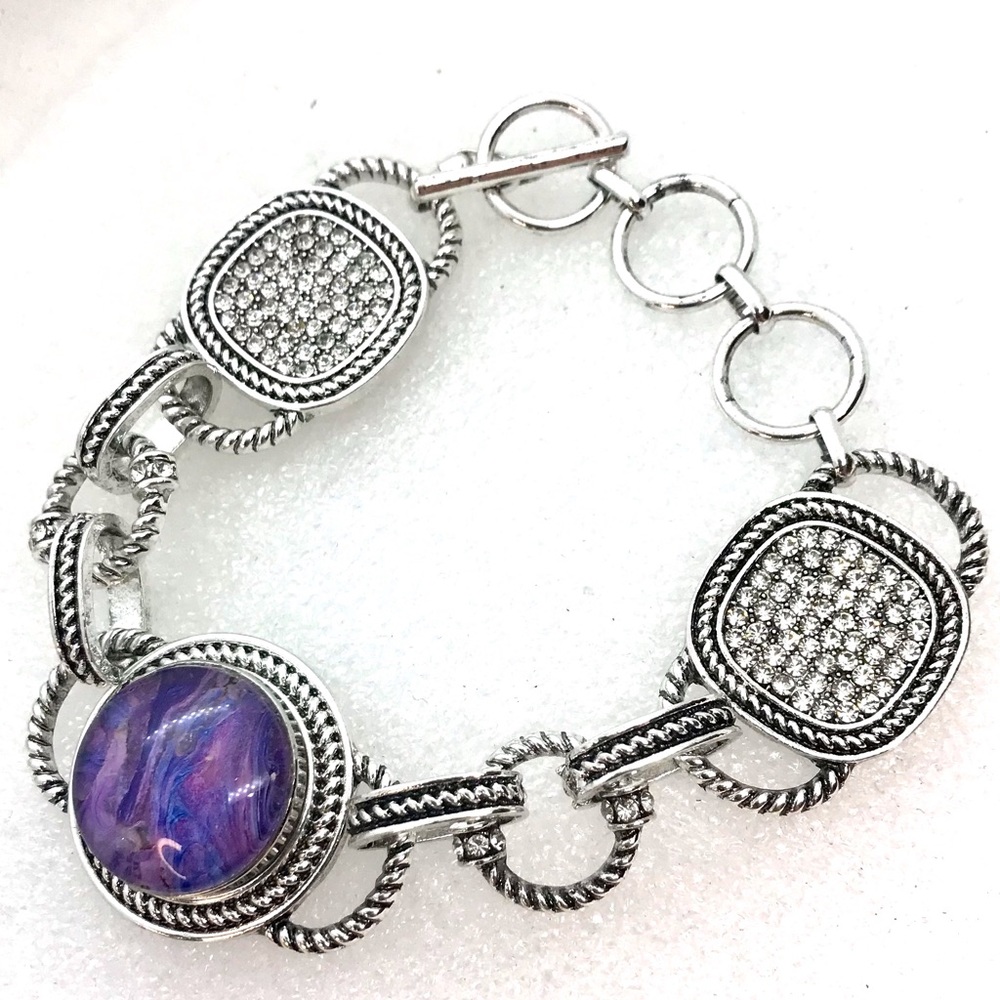 Snap bracelet with Handmade 20mm snap SB20
